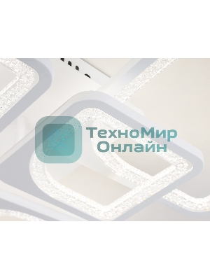 Потолочный светодиодный светильник FA4423/4+4 WH белый 150W 3000K+6400K/4200K/6400K+3000K 580*580*120 (ПДУ ИК)