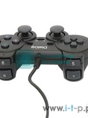 Геймпад Dialog Action GP-A11, черный, вибрация, 12 кнопок, USB