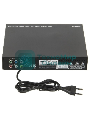 Плеер DVD Hyundai H-DVD100 черный ПДУ