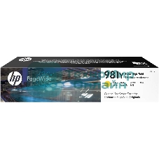 Картридж струйный HP 981Y желтый Original PageWide Crtg