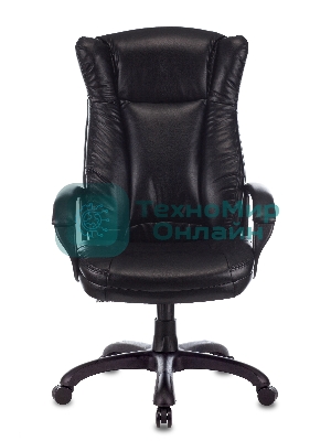 Кресло Бюрократ CH-879N Leather Venge черный, экокожа