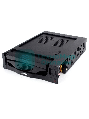 Сменный бокс для HDD AgeStar SR3P-SW-2F SATA пластик черный 3.5