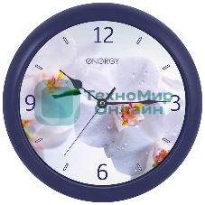 Часы настенные кварцевые Energy ЕС-110 орхидея