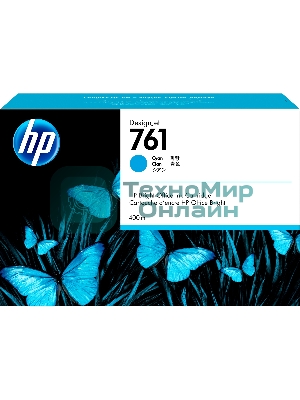 Картридж струйный HP №761 CM994A голубой для HP DJ T7100 (400мл)
