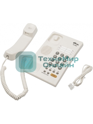 Телефон проводной Ritmix RT-330 белый