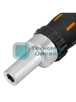 Отвертка реверсивная с набором бит, CrV, 12 шт. Sparta