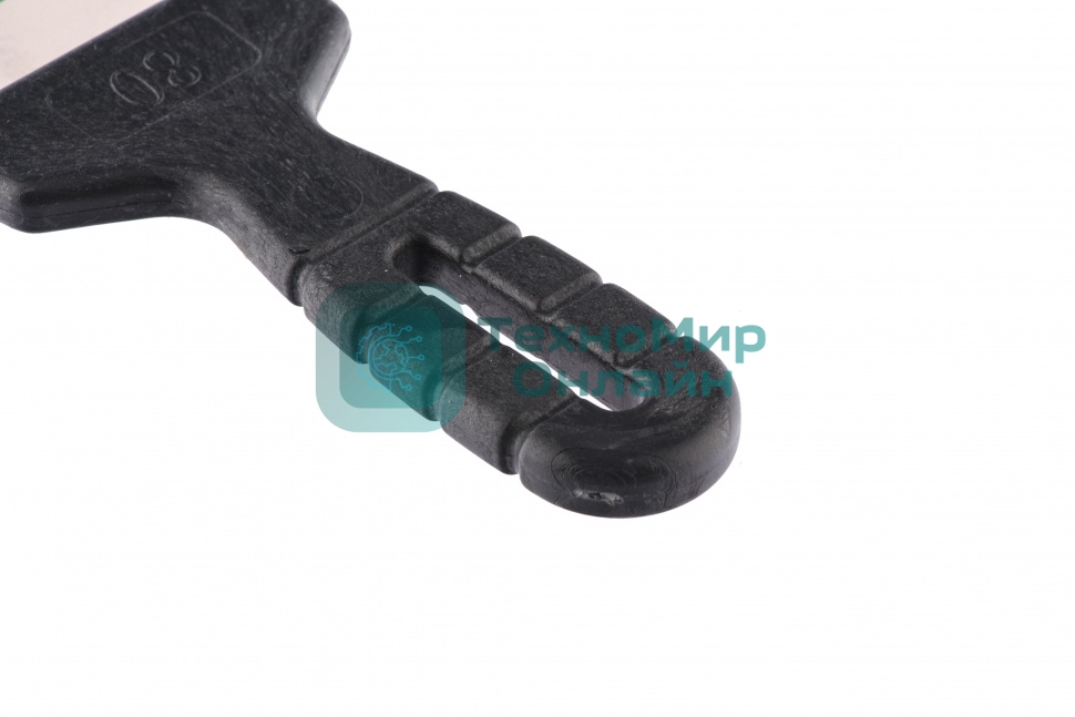 Шпательная лопатка из нержавеющей стали Сибртех, 80 мм, пластмассовая рукоятка