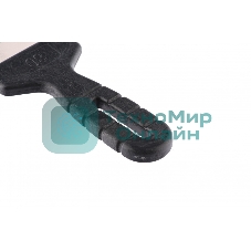 Шпательная лопатка из нержавеющей стали Сибртех, 80 мм, пластмассовая рукоятка