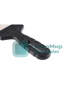 Шпательная лопатка из нержавеющей стали Сибртех, 80 мм, пластмассовая рукоятка