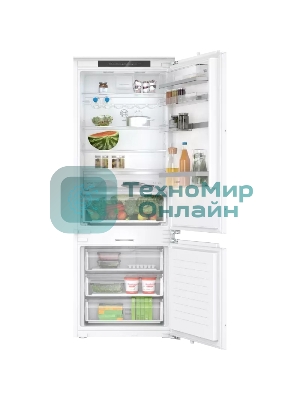 Встраиваемый холодильник Bosch Serie 6 KBN96ADD0 белый двухкамерный 186/98л морозилка снизу, No Frost