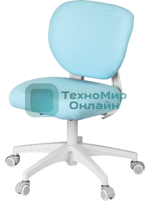 Кресло Cactus CS-CHR-3594BL голубой, ткань, 75 кг, механизм качания