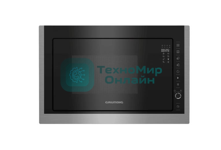 Встраиваемая микроволновая печь Grundig GMI 11311 X 25л черный
