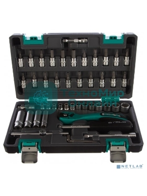 Набор инструментов STELS 1/4'' cr-v s2 усиленный кейс 47предм. 14099