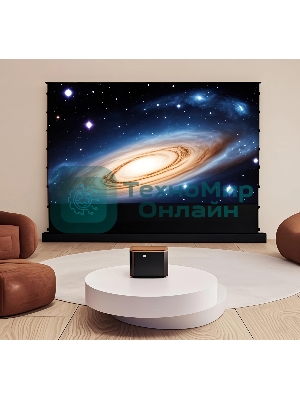 Экран Cactus 148x263см FloorRising CS-PSFRCLR-263X148 16:9 напольный рулонный черный (моторизованный привод)