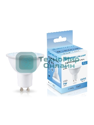 Лампа светодиодная Ambrella light 190716 LED MR16 7W IC GU10 6400K 175-265V 38°