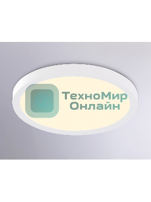 Светильник светодиодный ультратонкий Ambrella light FZ1903 WH белый IP54 20W 3000K-6500K CCT-переключатель D300*25 (Без ПДУ)