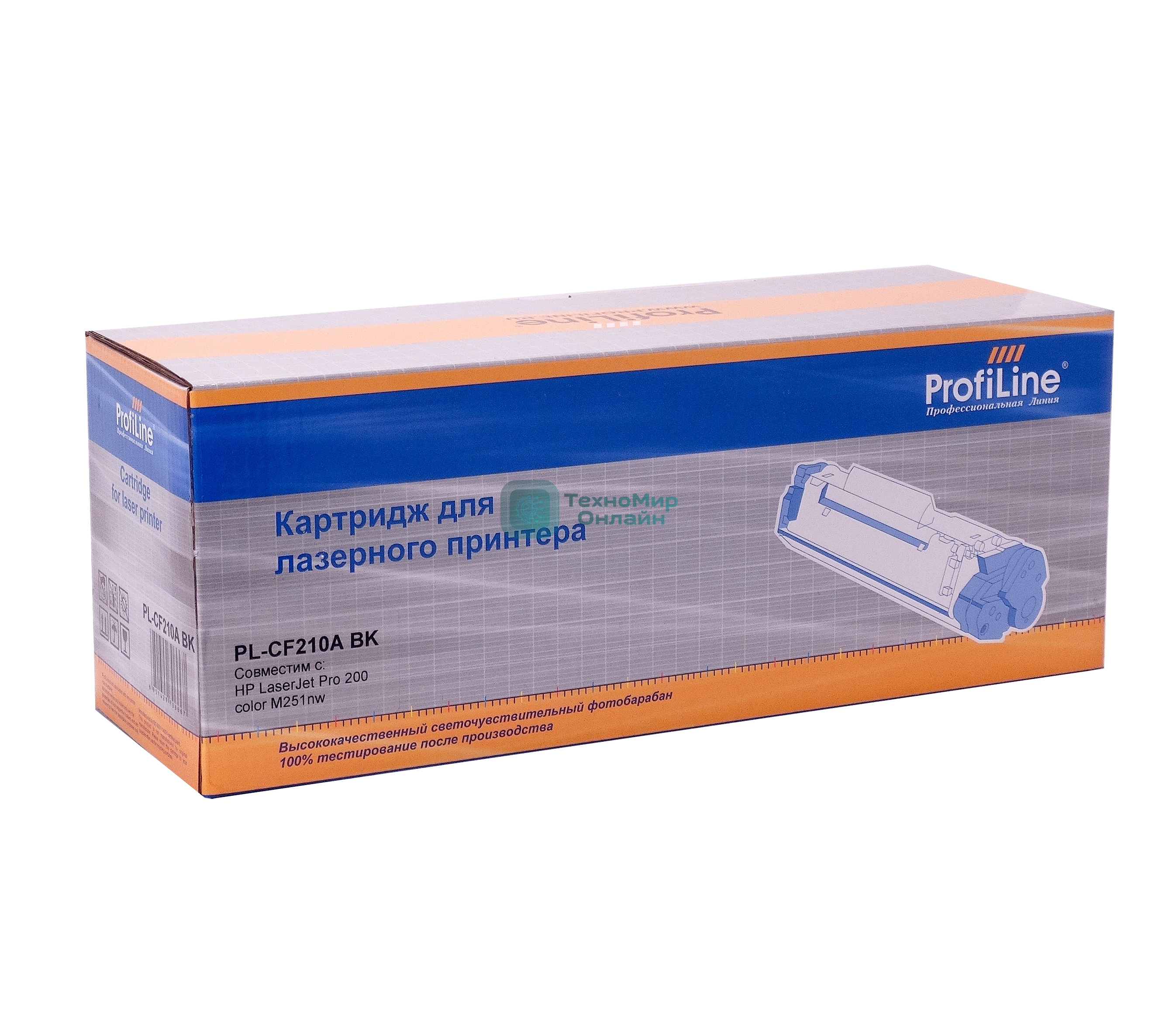 Картридж лазерный ProfiLine PL-CF210A (131A)/731 для принтеров HP LaserJet Pro 200 Color M251/276 Canon i-SENSYS LBP7110CW/LBP7100CN/MF8280CW/MF8250CN/MF8230CN/MF8210CN 1600 копий Black