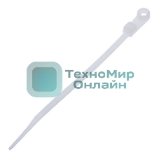 Стяжки NYTH-100х2,5 пластиковые с монтажным отверстием 100 мм х 2.5 мм (100 шт.)