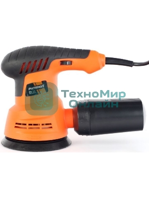 Эксцентриковая шлифовальная машина PATRIOT OS 125270Вт 125мм 12000об/мин 24000к/ми