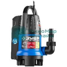 Насос ЗУБР НПГ-Т7-400 т7 аквасенсор погружн дренаж. для грязн водыd частиц до 35мм 400Вт датчик ур