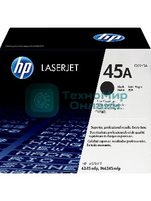 Картридж лазерный HP Q5945A черный для LJ 4345mfp 18 000 стр.