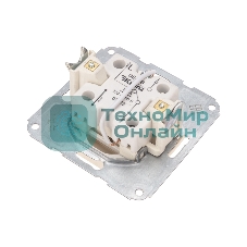 Переключатель Kranz DEA 1кл прох. (инд) с/у 10А мех. бежевый (1/10/120)