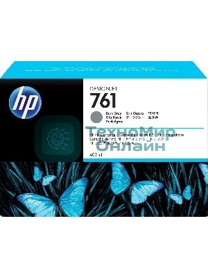 Картридж струйный HP №761 CM996A темно-серый для HP DJ T7100 (400мл)