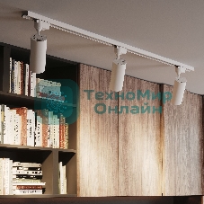 Светильник Gauss трековый цилиндр 16W 1680lm 4000K 180-220V IP20 65x206мм белый LED 1/40