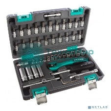 Набор инструментов STELS 1/4'' cr-v s2 усиленный кейс 47предм. 14099