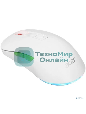Мышь беспроводная Acer OMR311 белый, 2400 dpi, радиоканал, Bluetooth, USB, кнопки - 7