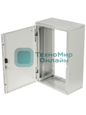 Шкаф телеком. настенный разборный 18U-Э (600х350) дверь металл (ШРН-Э-18.350.1) (1 коробка)