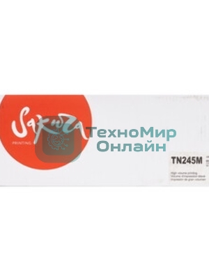 Картридж лазерный Sakura TN245М для Brother HL-3140/3150/3170, DCP-9020, MFC-9140/9330/9340, пурпурный, 2 200к.