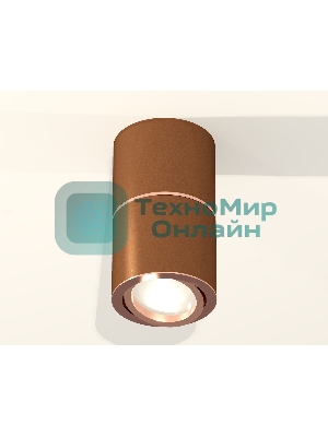 Светильник Ambrella Light XS7404080 SCF/PPG кофе песок/золото розовое полированное MR16 GU5.3 (C7404, A2073, C7404, N7005)