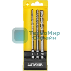 Набор буров по бетону STAYER 