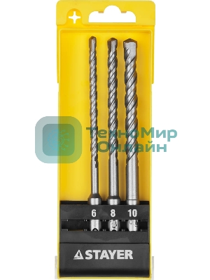 Набор буров по бетону STAYER 