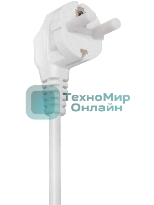 Сетевой фильтр Powercom SP-06W 1,8 м 1.8м (6 розеток) белый/серый (коробка)