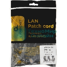 Патч-корд Premier PP12-1M/BK 1000Гбит/с UTP 4 пары cat.5E CCA molded 1м черный RJ-45 (m)-RJ-45 (m)