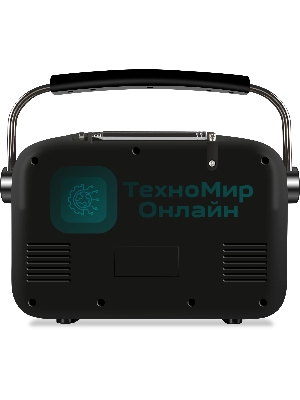 Радиоприемник SVEN SRP-505 (4 Вт, FM/AM/SW, USB, SD/microSD, Bluetooth, 1200 мА·ч)черный