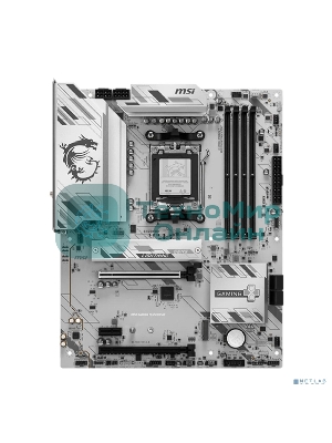 Материнская плата MSI B850 GAMING PLUS WIFI6E, AM5, AMD B850, 4xDDR5, 4xSATA, 2xM.2, 1xPCIe 4.0 x16, 1xPCIe 4.0 x4, 1xPCIe 3.0 x1, 1xDP, 1xHDMI, 1x2.5Gb LAN, Wi-Fi 6E, Bluetooth 5.3, 1xUSB-C 10Gbps, 3xUSB-A 10Gbps, 4xUSB-A 5Gbps, 2x3.5 мм, 7.1, ATX