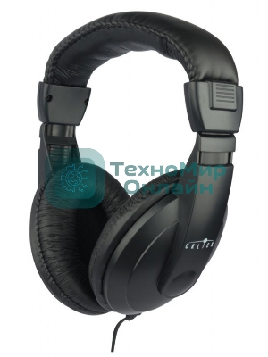 Проводные наушники Oklick HP-M211V черный, полноразмерные, Jack 3.5 мм