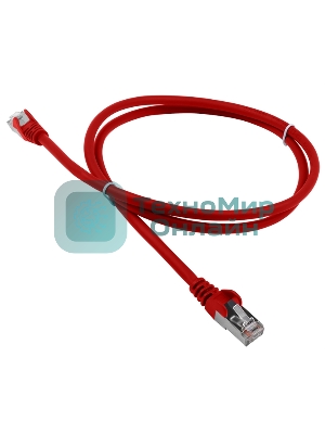 Патч-корд LANMASTER LSZH FTP кат.5e, 5.0 м, красный