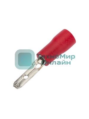 Клемма плоская Rexant изолированная (КПИ штекер - 2.8мм) 0.5-1.5мм/кв (VM1.25-110(8)) (100 шт в уп.)