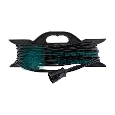 Удлинитель-шнур на рамке PROconnect ПВС 2х0.75, 30 м, б/з, 6 А, 1300 Вт, IP20, черный