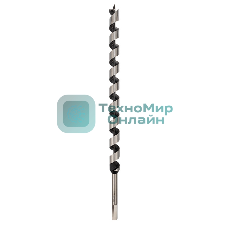 Сверло винтовое по дереву Kranz 22х460 мм, шестигранный хвостовик