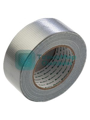 Лента клейкая армированная Сибртех, 48ммх 50м, серебро