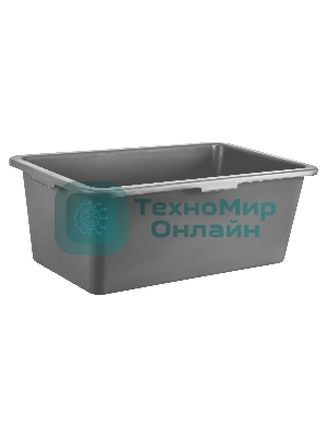 Таз прямоугольный Matrix строительный усиленный, 80 л