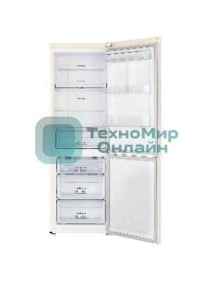 Холодильник Samsung RB33A32N0EL/WT бежевый двухкамерный 230/98л морозилка снизу, No Frost