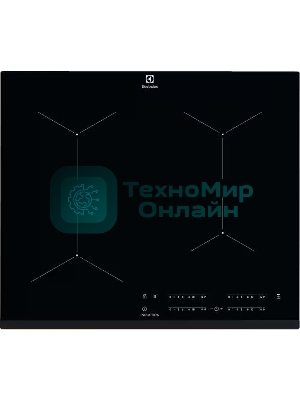 Индукционная варочная панель Electrolux индукционная, 60 см, распознавание наличия посуды, черный
