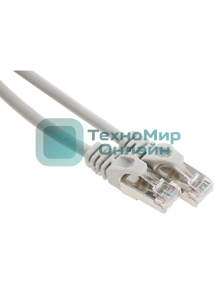 Патч-корд Premier PP22-7.5M 1000Гбит/с FTP 4 пары cat5E CCA molded 7.5м серый RJ-45 (m)-RJ-45 (m)