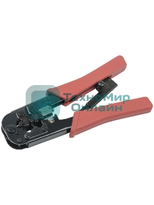 Инструмент обжим ITK TM1-B11H для RJ-45,12,11 с x рап. ме x . сине-оранж